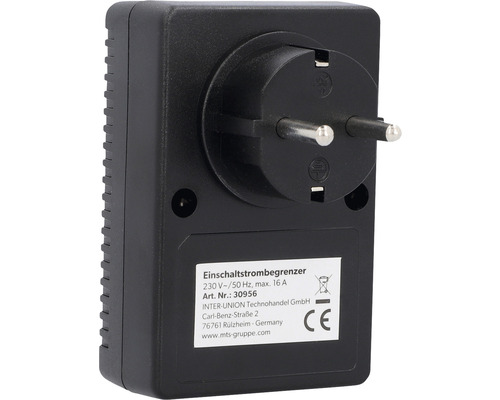 Startströmsbegränsare med nätkontakt