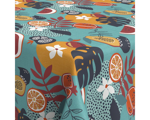 Bordsduk med frukt- och växtmotiv