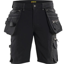 Hantverksshorts BLÅKLÄDER stretch svart strl. C56