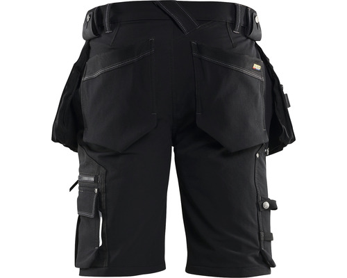 Svarta arbetsshorts med fickor bak och på sidorna