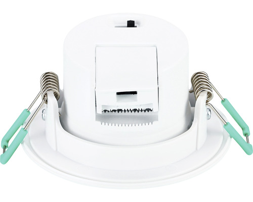 Vit infälld spotlight med fjädrar för montering