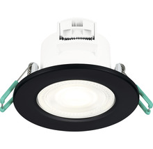 Takmonterad spotlight med svart ram