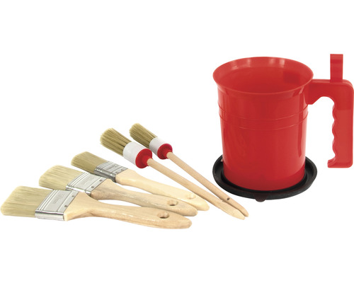 Färghink med penselset