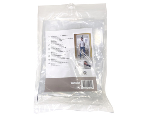 Dammskyddsfilm med dragkedja i folieförpackning