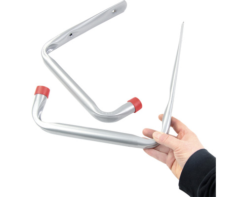 Cykelkrokar av metall för väggmontering