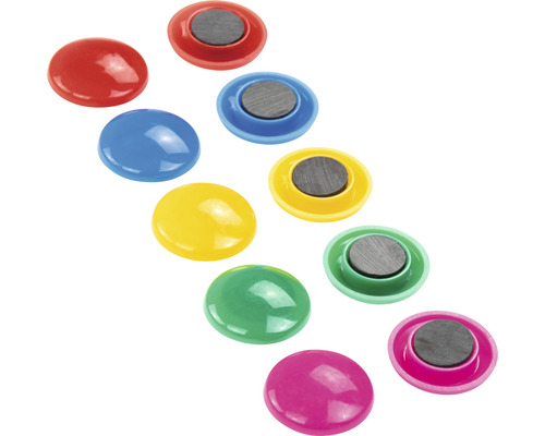 Flerfärgade magneter i set