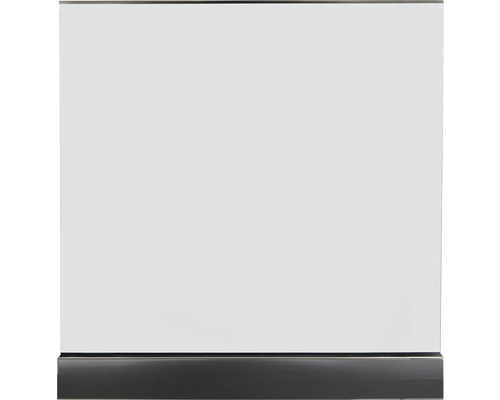 Räckeset PERTURA för pontos helt glas transparent/svart 92x1000x1000mm