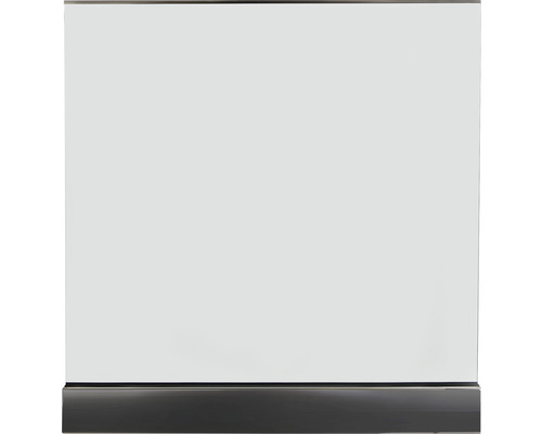Räckesset PERTURA Pontos helglas transparent/svart golv-/ markmontage 92x1000x2000 mm