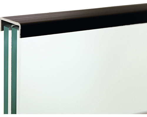 Ledstång PERTURA för pontos svart 20,5x7,5x2000mm