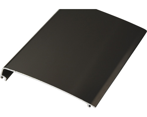 Täckprofil PERTURA för pontos svart 104,3x2000x1,5mm