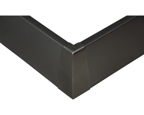 Yttre hörn PERTURA för pontos svart 106x1,5mm