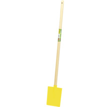 Gul barnspade med trähandtag