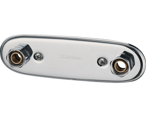 Vägganslutning för armatur, krom