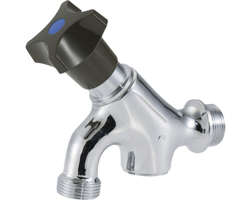 Tappventil FM MATTSSON med vakuumventil och backventil 3/4 " mässing blank 8473522 Vattenkran med vridhandtag