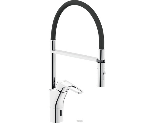 Köksblandare med flexibel pip och sensorfunktion