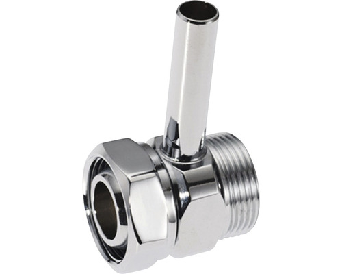 Hörnregleringsventil av metall