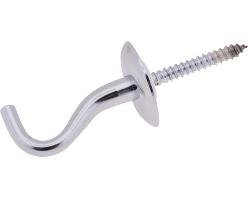 Metall klädkrok med skruv