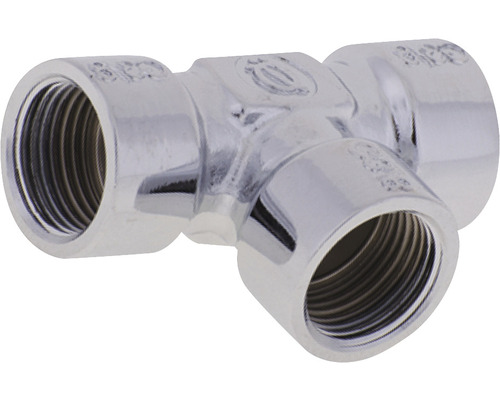 T-koppling av metall med invändig gänga