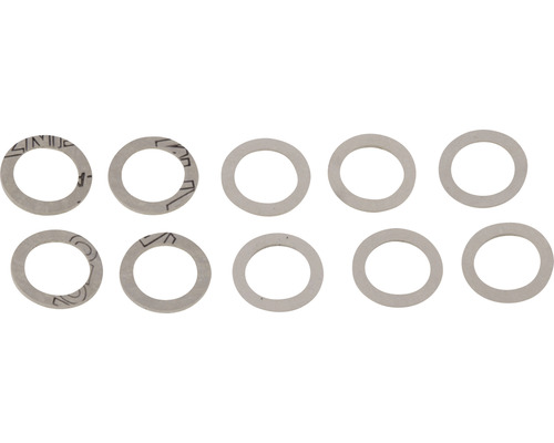 Tio tätningsringar av fibermaterial