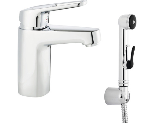 Tvättställsblandare med handdusch för badrummet