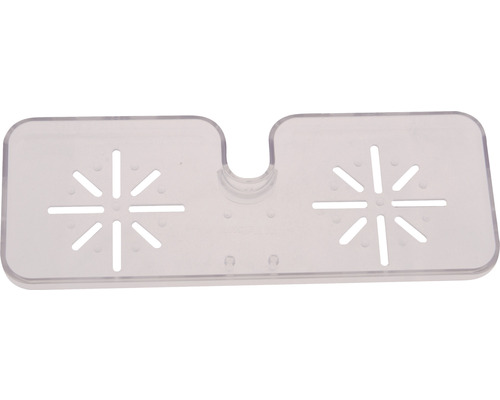 Duschhylla av plast med dräneringshål