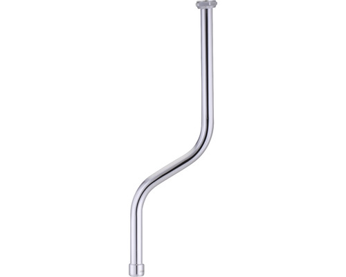 Utloppspip FM MATTSSON badkarsblandare vid avsättningshöjd M26X1.5 375 mm 8154025 Sifonkrök i metall