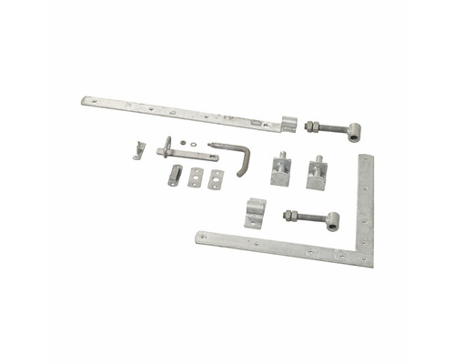 Grindset med spärr och fästmaterial