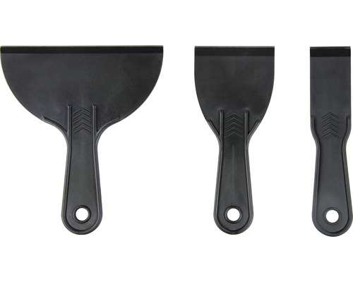 Spackelset med tre plastspacklar