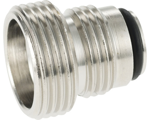 Kon-nippel FM MATTSSON utvändig gänga PN10 G15xG20, insex 10 mm 1-pack 1969185 Dubbelnippel i metall med yttergänga och tätning