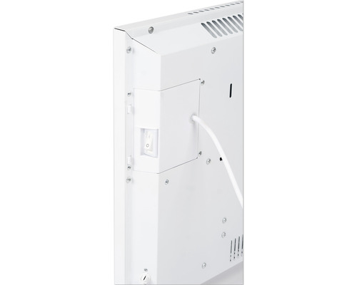 Detaljvy av ett element med strömbrytare och kabel