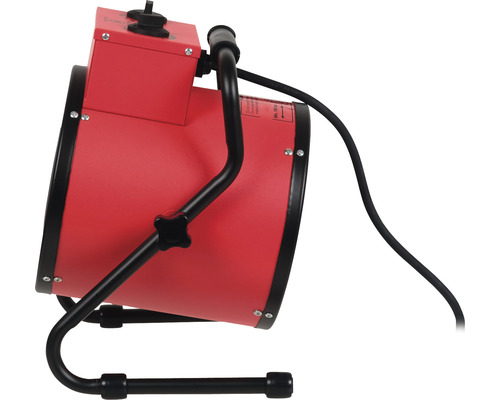 Värmefläkt med svart stativ