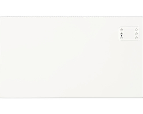 Platt radiator med kontrollpanel