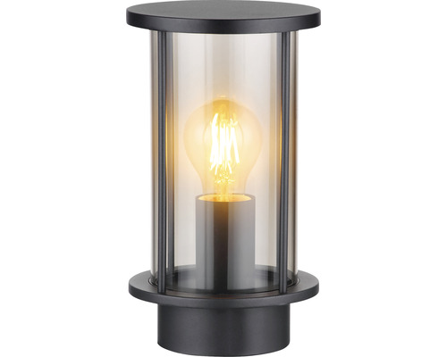 Utomhuslampa med glaskropp och ljuskälla