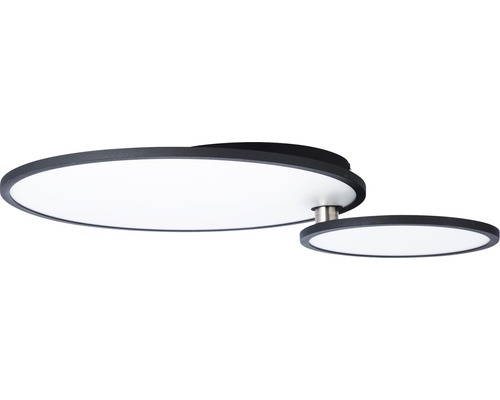 Rund taklampa med två ljusytor