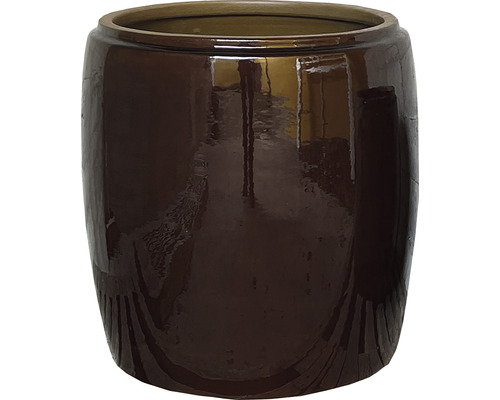 Blomkruka LAFIORA Jia keramik Ø44x45cm brun
