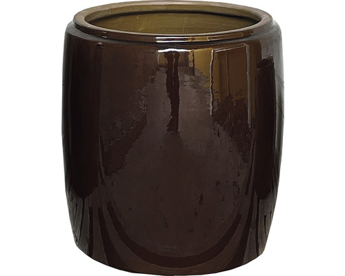 Blomkruka LAFIORA Jia keramik Ø35x35cm brun