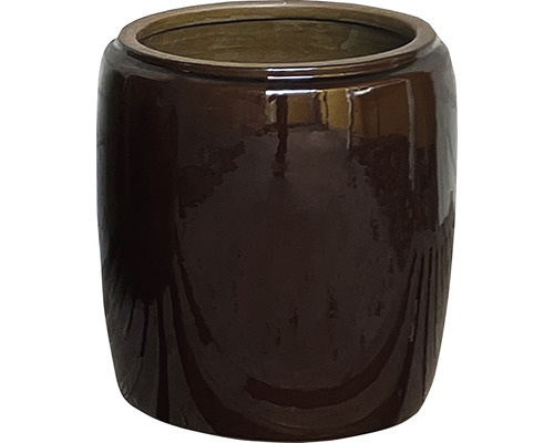 Blomkruka LAFIORA Jia keramik Ø25x25cm brun