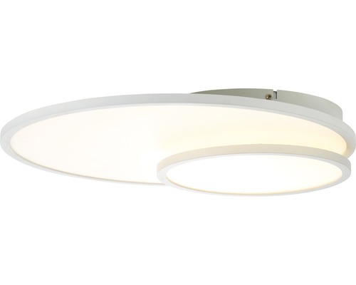 Vit LED taklampa med cirkulär design