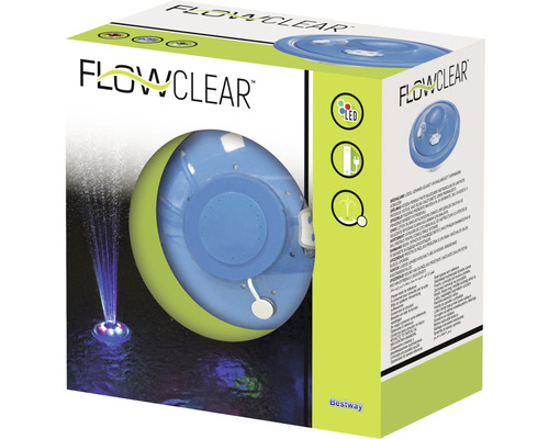 Förpackning för Flowclear LED-poolfontän från Bestway
