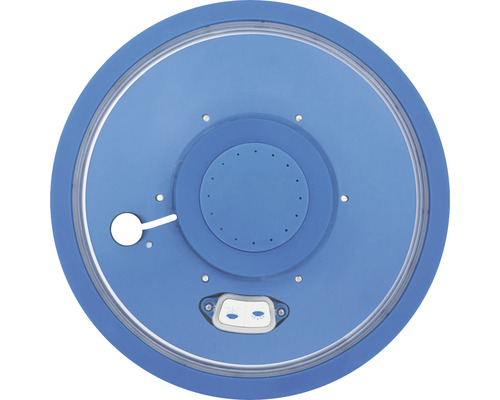 Blått poolfilterlock