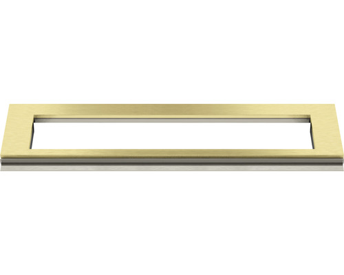 Kakelram UNIDRAIN HighLine 1915 colour ram mässing rostfritt 315x76x25 mm 7129689 Metallram