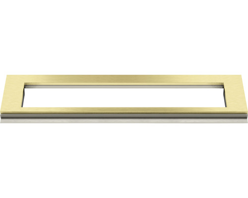 Kakelram UNIDRAIN HighLine 1915 colour ram mässing rostfritt 895x76x15 mm 7129686 Brevlådeinkast i metall
