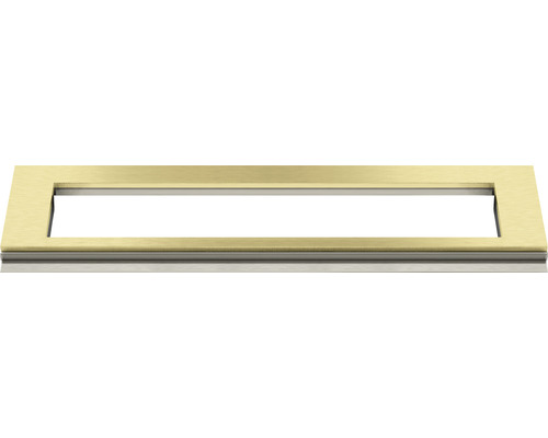Kakelram UNIDRAIN HighLine 1915 colour ram mässing rostfritt 315x76x12 mm 7129677 Rektangulärt uttags lock