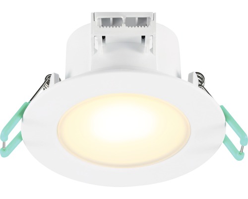 LED-spotlight badrum dimbar IP65 5,5W 550 lm 2200-3000 K Sylspot vit/matt Ø 87/68-74 mm 230 V