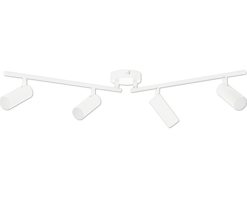 Taklampa med fyra spotlights