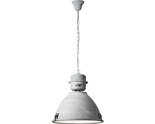 Grå hänglampa med kedja