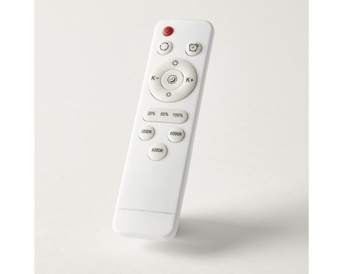 Vit fjärrkontroll för styrning av belysning