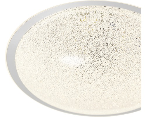 Rund taklampa med strukturerad lampskärm