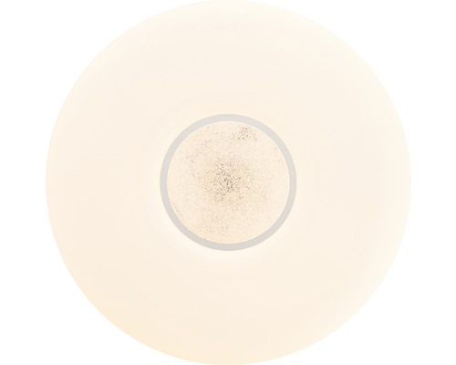 Rund taklampa med glittrande insida