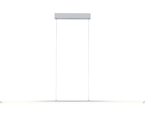 Silverfärgad LED-hänglampa